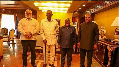 Ghana : rencontre au sommet entre le président Akufo-Addo et ses trois prédécesseurs