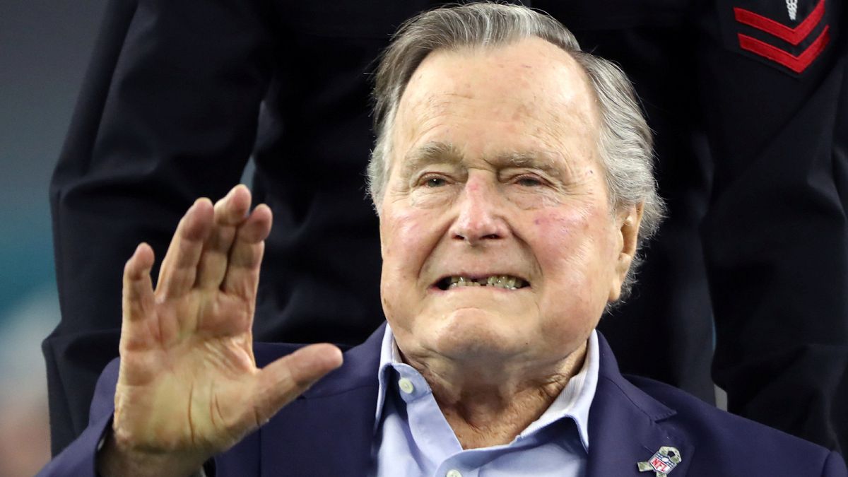 Former US President George H.W. Bush readmitted to hospital with second case of pneumonia