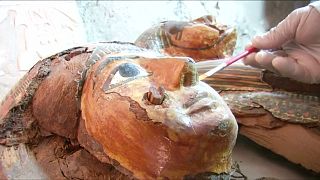 Egitto, scoperta tomba con 10 sarcofagi istoriati vecchi di 3.500 anni