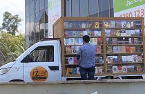 Meet the Baghdad man who turned his van into a mobile bookshop