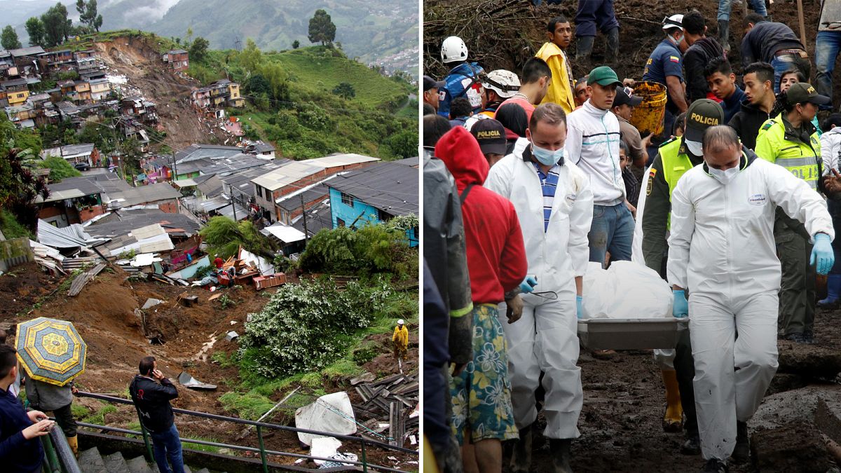 Újabb halálos földcsuszamlás Kolumbiában