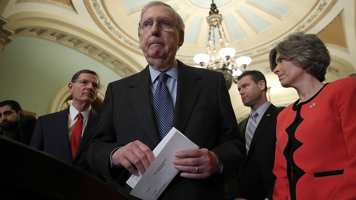 Image: Mitch McConnel, Senate Lawmakers Address The Media After Their Weekl