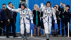 Russe und Amerikaner treten Dienst auf Raumstation ISS an
