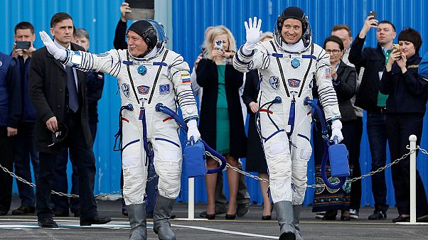 Russe und Amerikaner treten Dienst auf Raumstation ISS an Russe und Amerikaner treten Dienst auf Raumstation ISS an