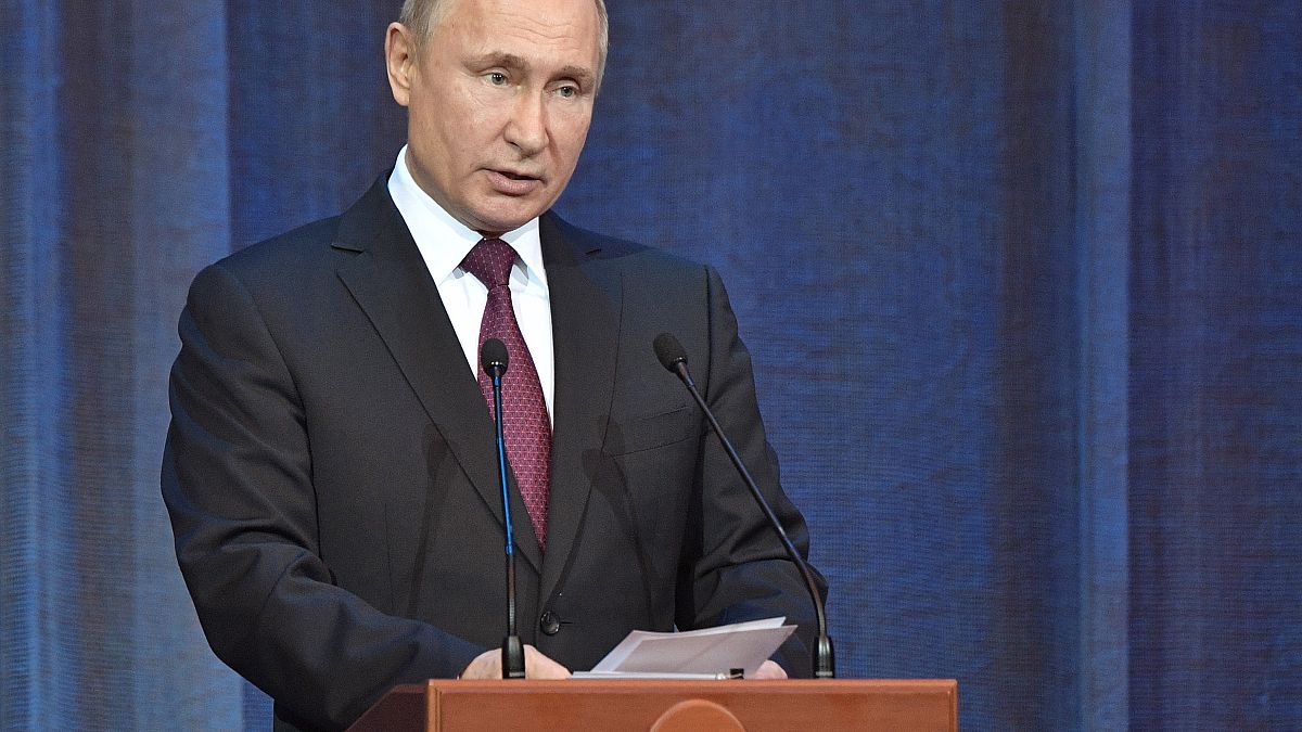 Image: Vladimir Putin attends events marking 10th anniversary of Church Cou