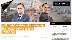 Image: "Will Tulsi Gabbard Shake Up the 2020 Democratic Primary?"  by Sputn