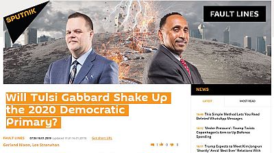"Will Tulsi Gabbard Shake Up the 2020 Democratic Primary?"  by Sputnik News.