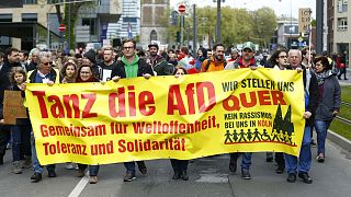 Parteitag am Rhein: Proteste gegen AfD in Köln