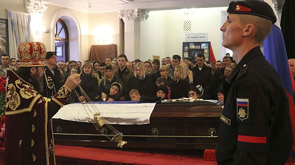 Suriye'de öldürülen Rus askeri için cenaze töreni düzenlendi Suriye'de öldürülen Rus askeri için cenaze töreni düzenlendi