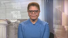 Image: Rep. Karen Bass, D-CA, appears on "Meet the Press" on Feb. 3, 2019.