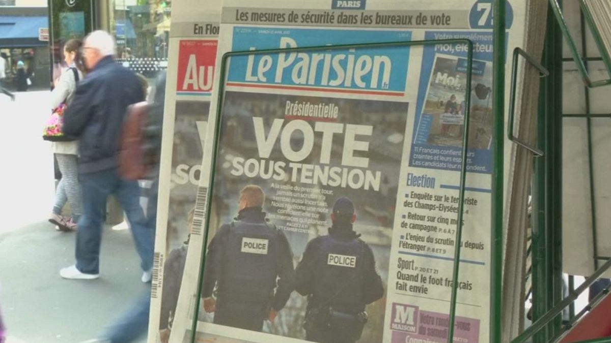 Todo listo en Francia para la primera vuelta de las elecciones presidenciales