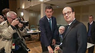 مُرشَّحو انتخابات فرنسا الرئاسية يُدلون بأصواتهم