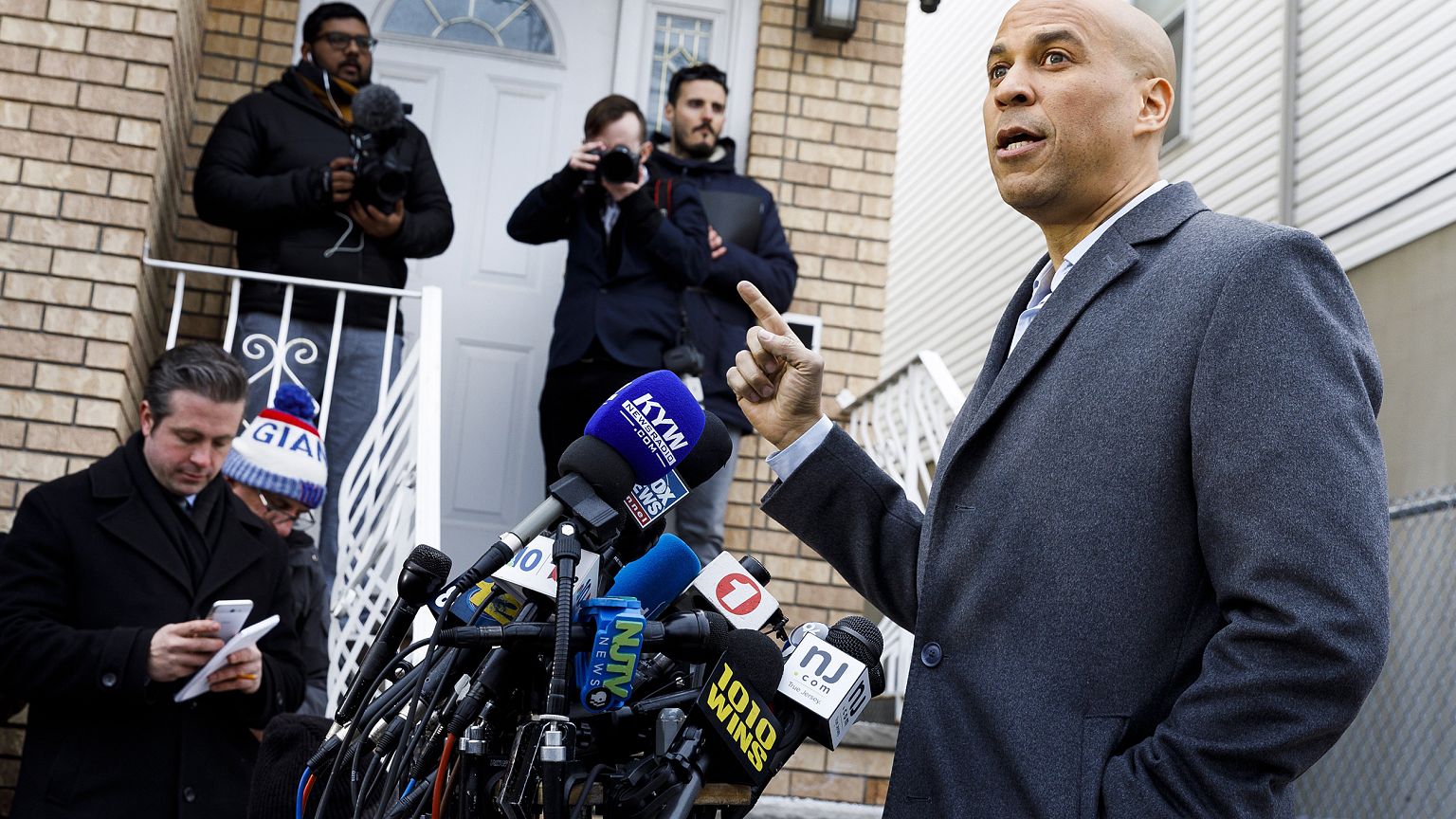 Image: Senator Cory Booker announces run for President