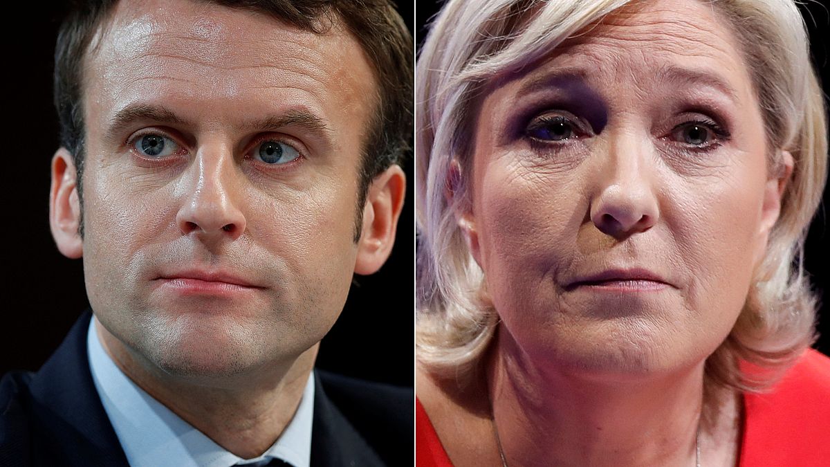 تقدم المستقل ايمانويل ماكرون واليمينية المتطرفة مارين لوبان في الدورة الأولى من الانتخابات الرئاسية الفرنسية