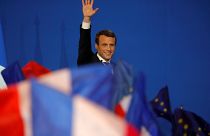 Rally against 'nationalists' - Macron's call after French election success