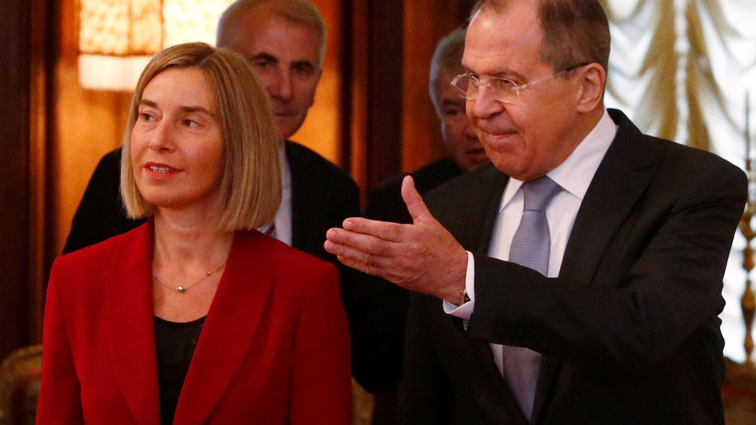 Conferenza stampa Mogherini-Lavrov