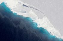 A hole big enough to fit two-thirds of Manhattan has formed under critical glacier