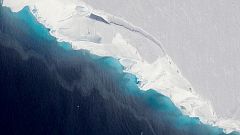 A hole big enough to fit two-thirds of Manhattan has formed under critical glacier