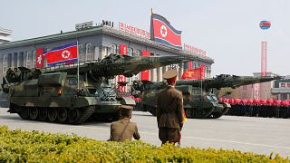 كوريا الشمالية تستخدم المدفعية الثقيلة لاحياء الذكرى ال85 على تأسيس جيشها