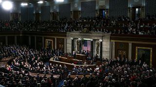 Image: President Donald Trump delivers the State of the Union address to Co