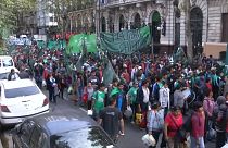 Arjantin'de "sebze protestosu"