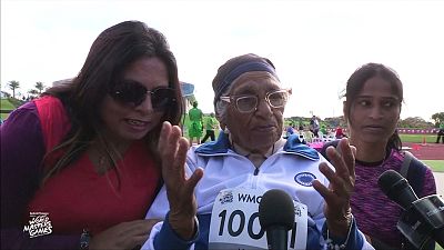 101 yaşındaki atlet 100 metrede altın madalya kazandı
