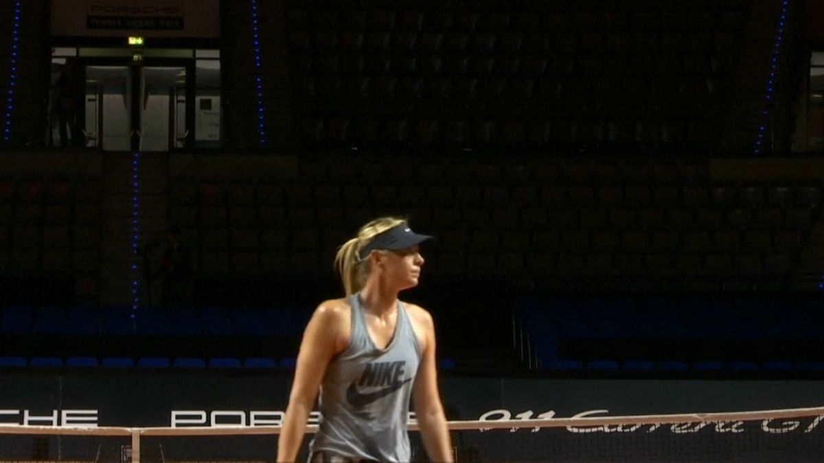 Maria Sharapova de retour sur les courts de tennis