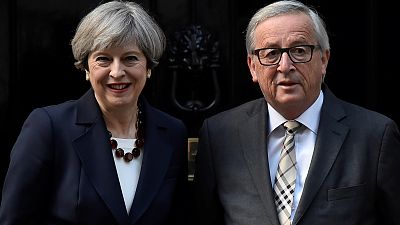 Britain welcomes Brexit negotiators ahead of key EU summit