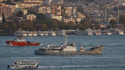 Russian warship sinks after Black Sea collision