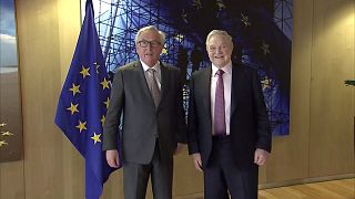 Visite de George Soros à Bruxelles