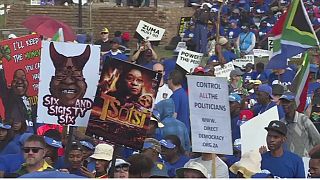 South Africa's Freedom Day protest held against Zuma