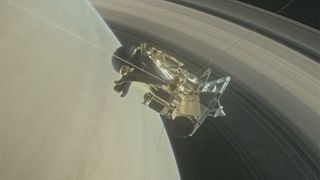 NASA's Cassini flies inside Saturn's rings and beams back images