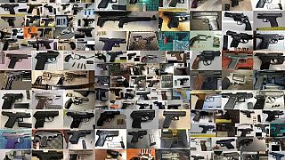 Image: TSA confiscated firearms