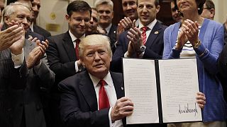 We're opening it up', says Trump of executive order