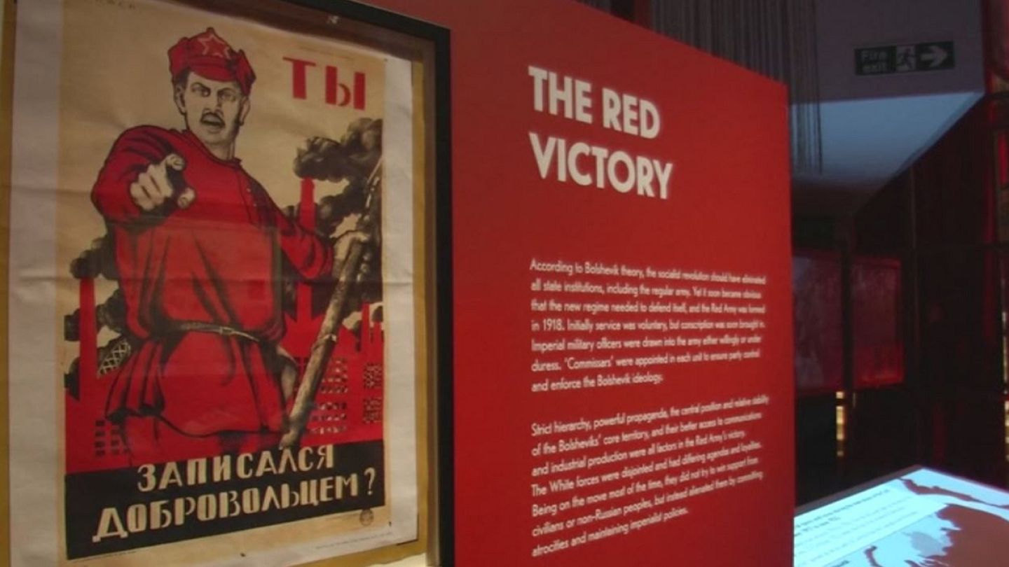 Paper Trail Of 1917 Russian Revolution On Display In London Euronews