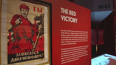 Exposition sur la révolution russe à la British Library