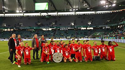 Bayern Munich thrash Wolfsburg to win fifth straight Bundesliga title