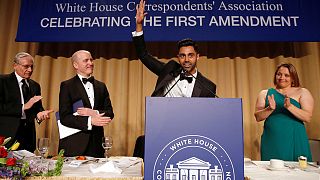 Comedian pokes fun at Trump at correspondents' dinner he snubbed