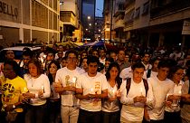 Candlelit vigil for those killed in unrest in Venezuela