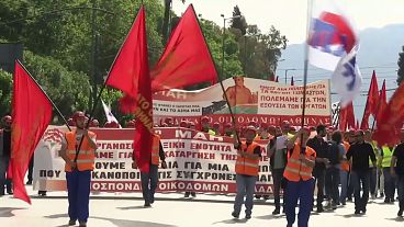 Greek workers go on strike for 24 hours to oppose further austerity measures