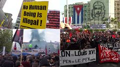 1. Mai: Gewalt, Solidarität und Castro-Puppen
