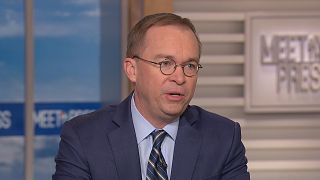 Image: Mick Mulvaney appears on "Meet The Press" on Feb. 10, 2019.