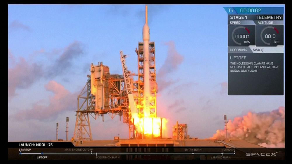 SpaceX Lanza Con Éxito Cohete Falcon 9 Con 10 Satélites De