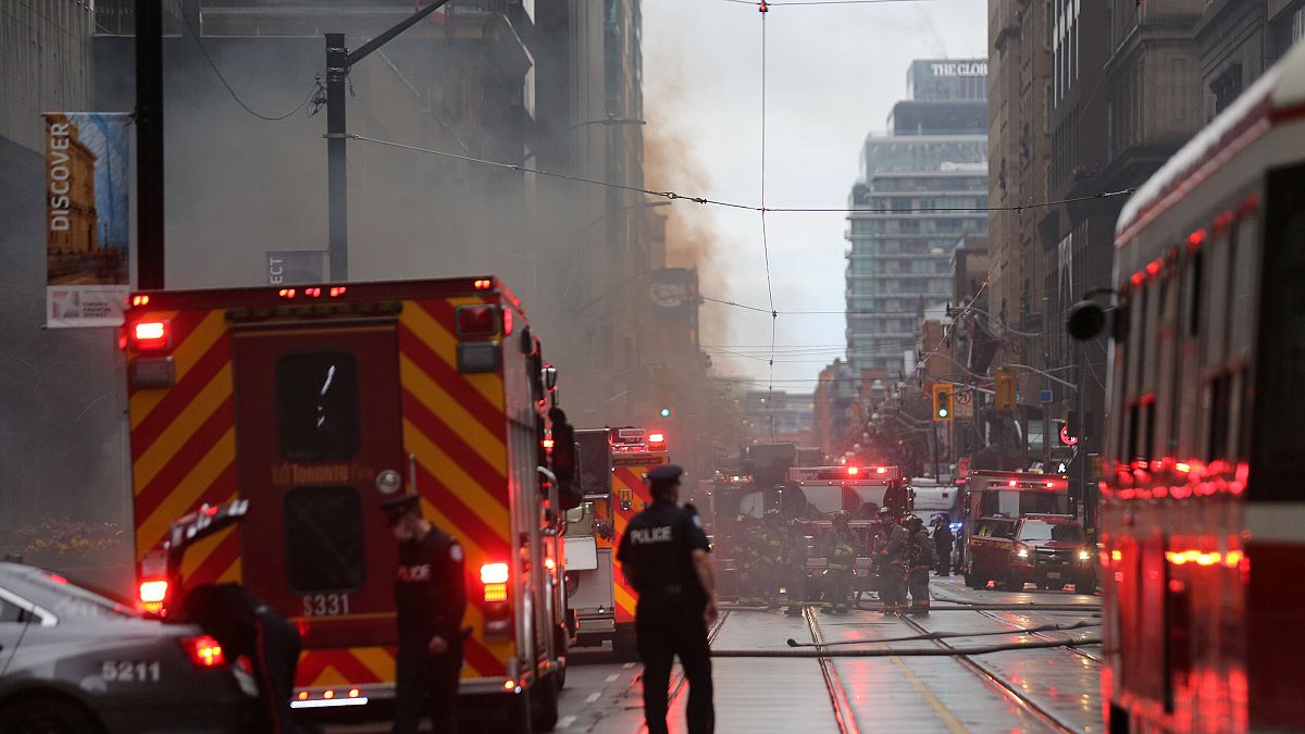Blasts cause shock but no injuries in Toronto