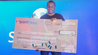 28-year-old Kenyan man wins $2 million football jackpot