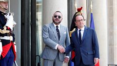 الملك محمد السادس يلتقي هولاند قبل أيام من مغادرته الأليزيه