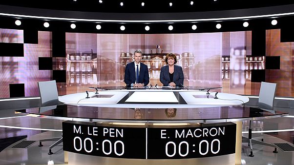 Letzter Schlagabtausch vor der Wahl: Le Pen und Macron im TV-Duell Letzter Schlagabtausch vor der Wahl: Le Pen und Macron im TV-Duell