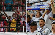 Real and Atletico Madrid supporters mirror the clubs' David versus Goliath histories