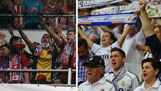 Real and Atletico Madrid supporters mirror the clubs' David versus Goliath histories