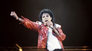 Image: Michael Jackson performs.